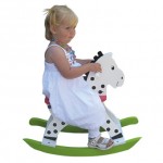 cavallo a dondolo in legno jabadabado 2