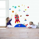 adesivi da muro con parti magnetiche per giocare