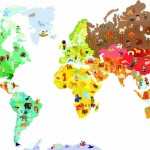 janod mondo decorazione muro sticker magnetici cameretta 2