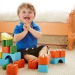 costruzioni blocchi per bambini in plastica riciclata