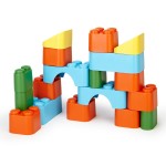 costruzioni blocchi per bambini in plastica riciclata