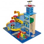 garage macchinine giocattolo legno