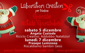 laboratori corsi natale per bambini ancona senigallia jesi