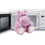 IPPOPOTAMO rosa peluche riscaldabile warmies