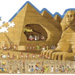 gioco educativo antico egitto ecologico puzzle libro