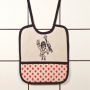 bavaglino per bambino rock con tasca made in italy (3)