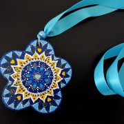 ciondolo chakra artigianale dipinto a mano (13)