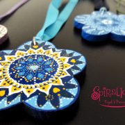 ciondolo chakra artigianale dipinto a mano (2)