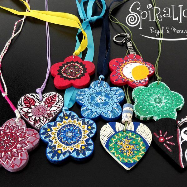 ciondolo chakra artigianale dipinto a mano (4)